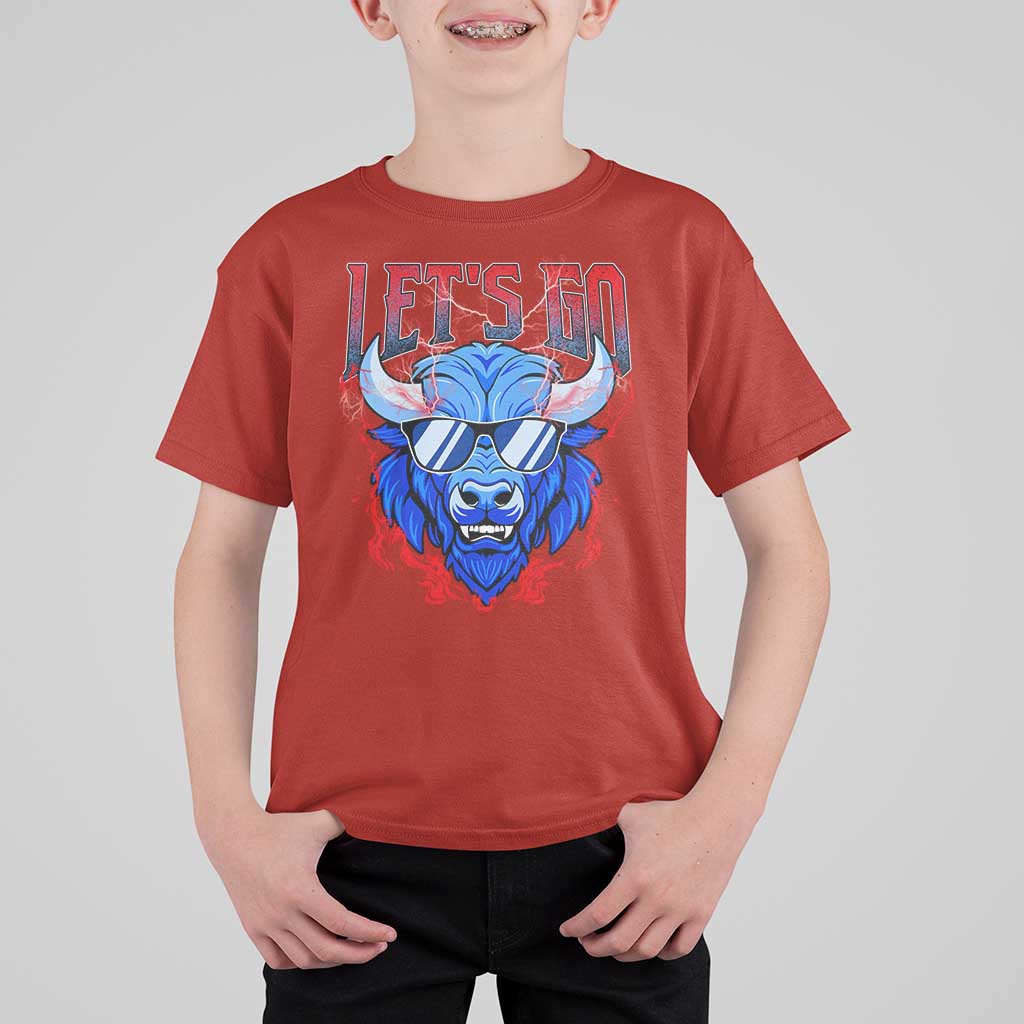 Let's Go Buffalo T Shirt For Kid Fan Apparel WNY Pride - Wonder Print Shop