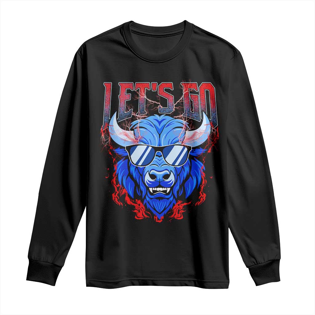Let's Go Buffalo Long Sleeve Shirt Fan Apparel WNY Pride