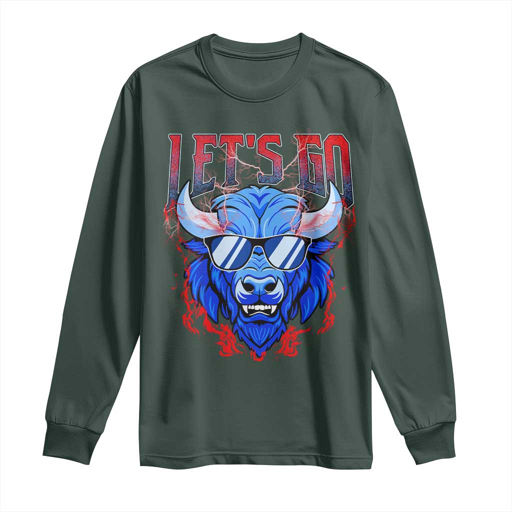 Let's Go Buffalo Long Sleeve Shirt Fan Apparel WNY Pride