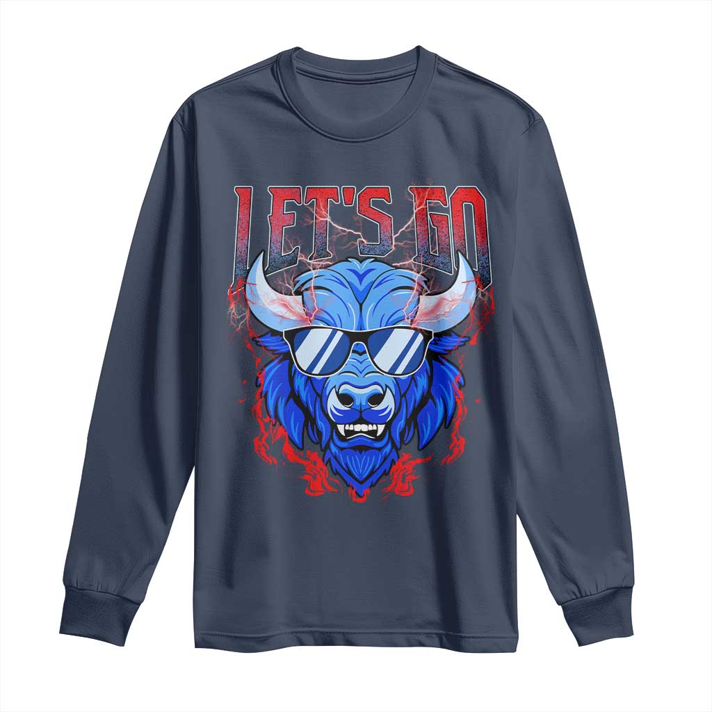 Let's Go Buffalo Long Sleeve Shirt Fan Apparel WNY Pride