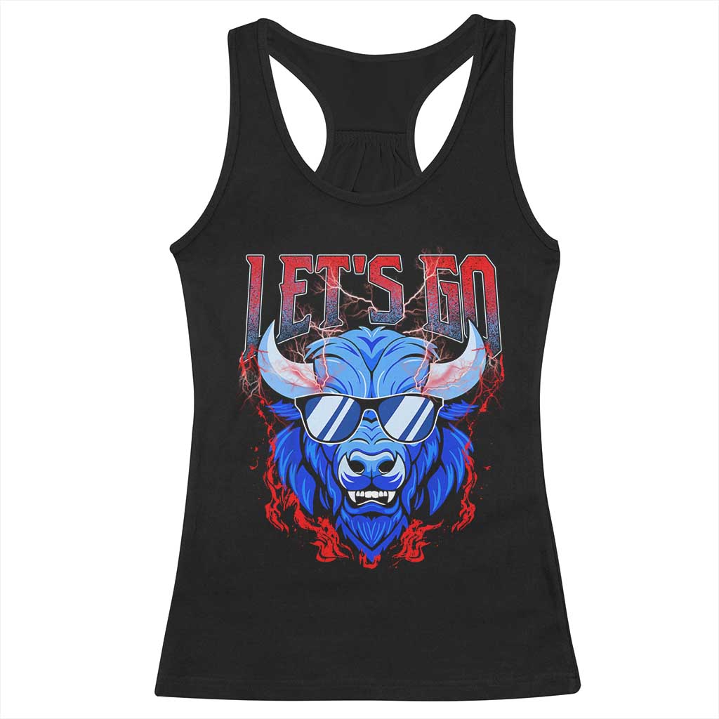 Let's Go Buffalo Racerback Tank Top Fan Apparel WNY Pride