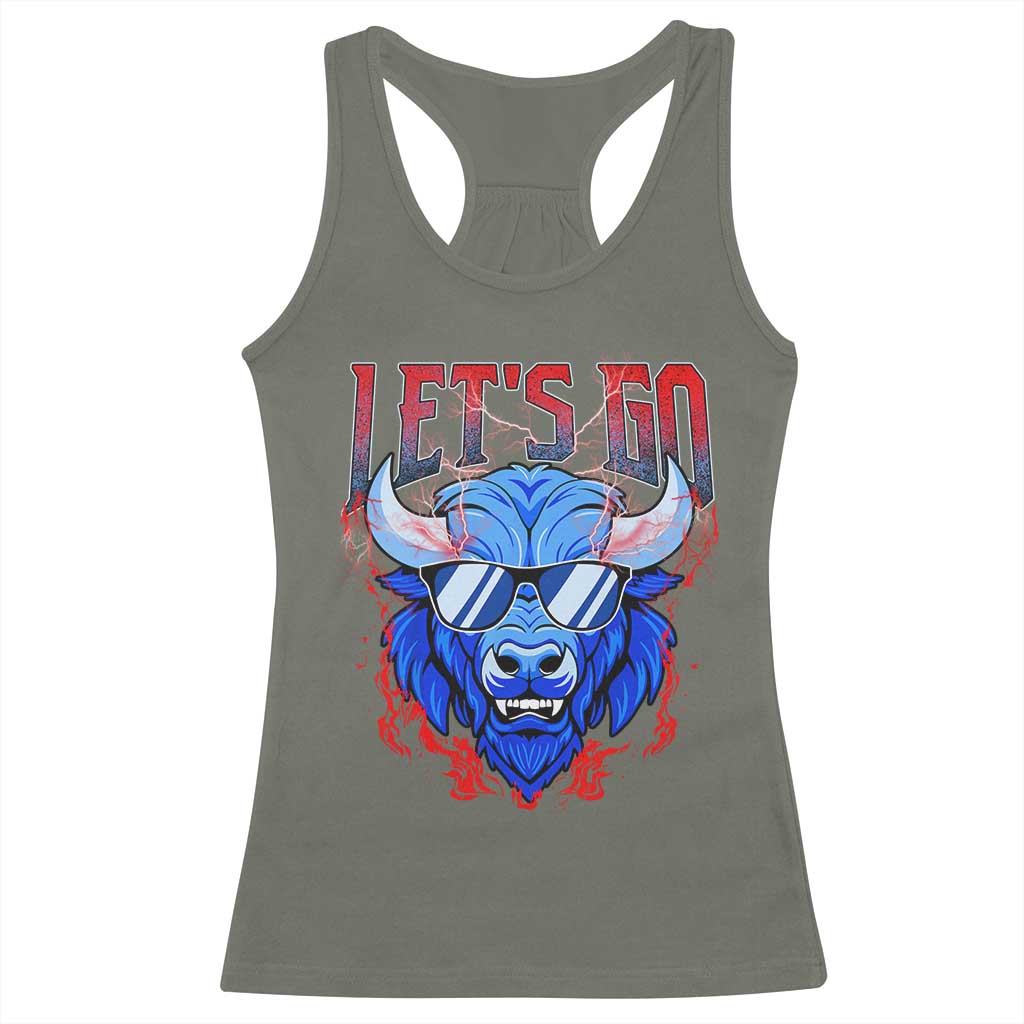 Let's Go Buffalo Racerback Tank Top Fan Apparel WNY Pride