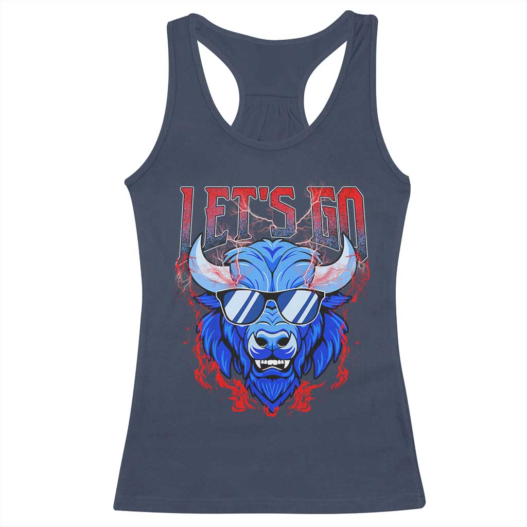 Let's Go Buffalo Racerback Tank Top Fan Apparel WNY Pride
