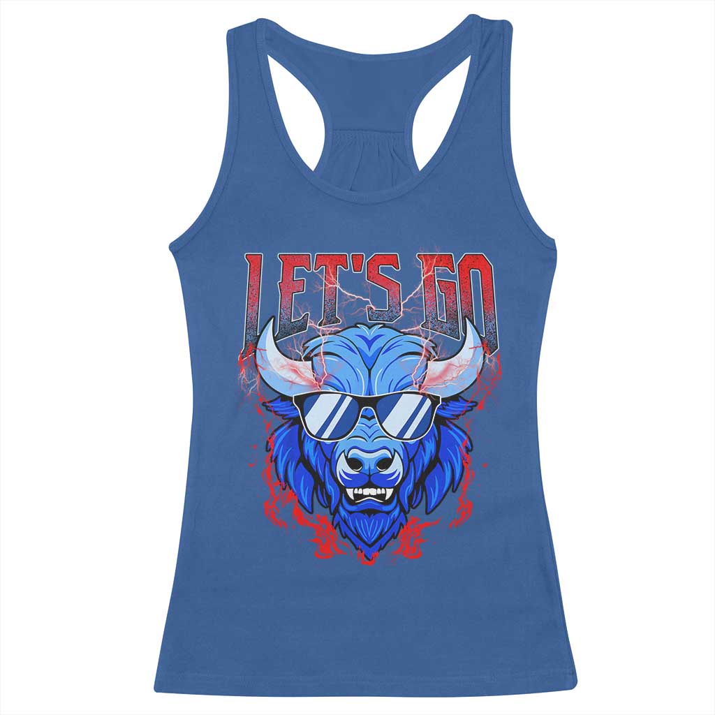Let's Go Buffalo Racerback Tank Top Fan Apparel WNY Pride