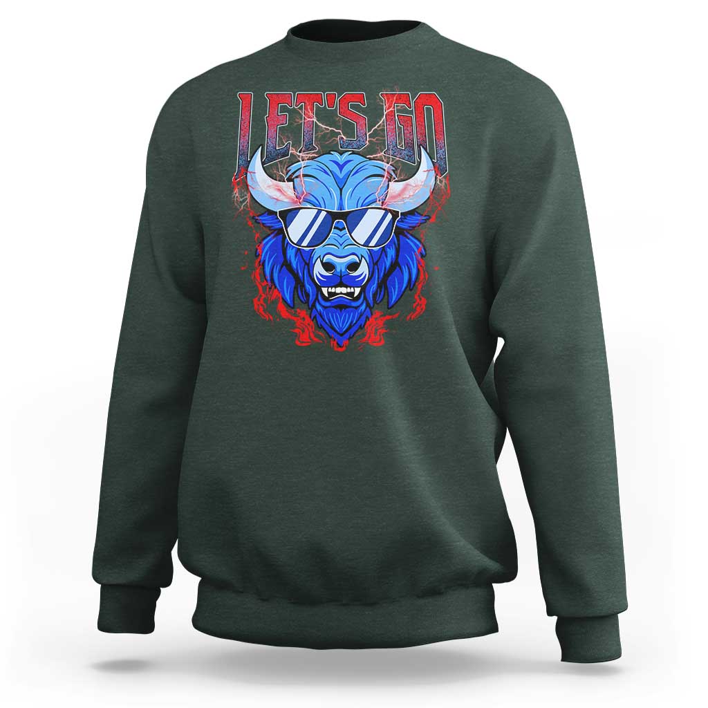 Let's Go Buffalo Sweatshirt Fan Apparel WNY Pride - Wonder Print Shop