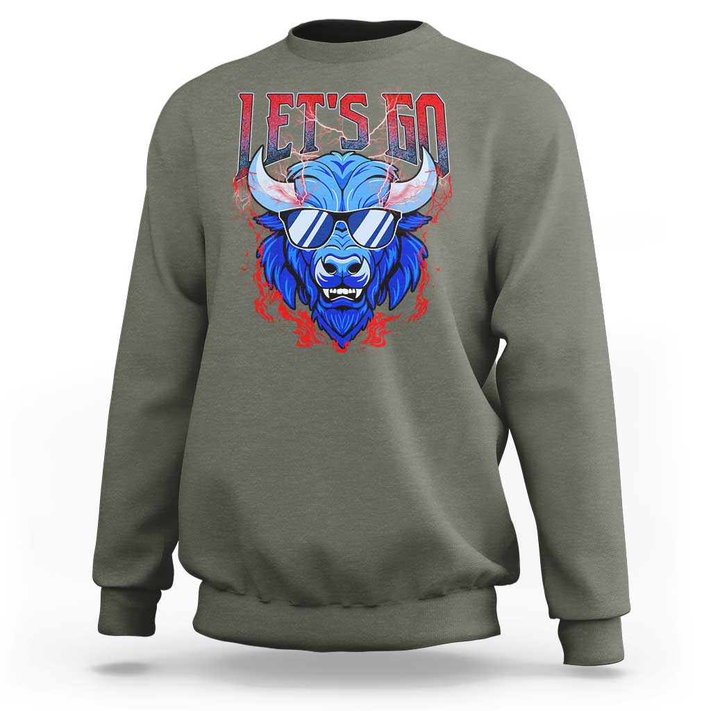 Let's Go Buffalo Sweatshirt Fan Apparel WNY Pride - Wonder Print Shop
