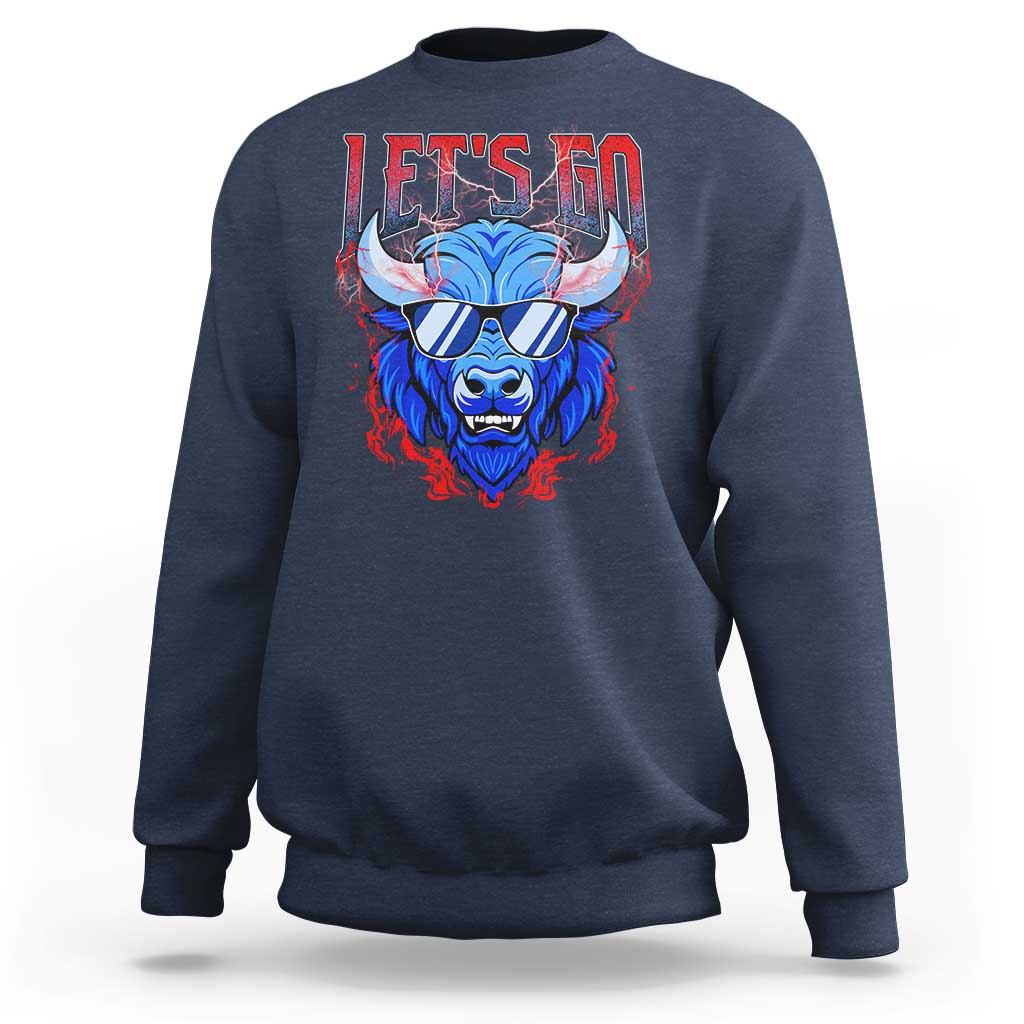 Let's Go Buffalo Sweatshirt Fan Apparel WNY Pride - Wonder Print Shop