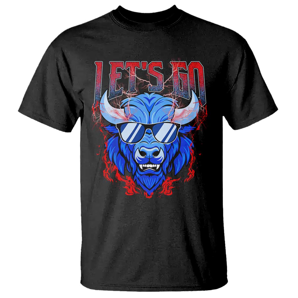 Let's Go Buffalo T Shirt Fan Apparel WNY Pride - Wonder Print Shop