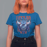 Let's Go Buffalo T Shirt For Women Fan Apparel WNY Pride - Wonder Print Shop