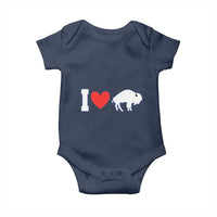 Vintage Buffalo Baby Onesie American I Love Bison - Wonder Print Shop