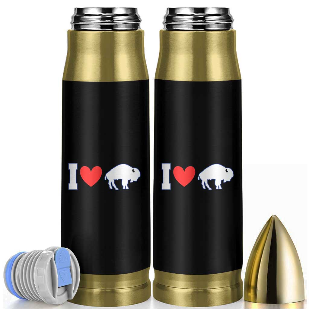 Vintage Buffalo Bullet Tumbler American I Love Bison - Wonder Print Shop