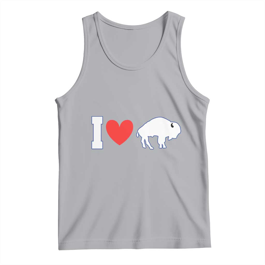Vintage Buffalo Tank Top American I Love Bison - Wonder Print Shop