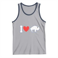 Vintage Buffalo Tank Top American I Love Bison - Wonder Print Shop