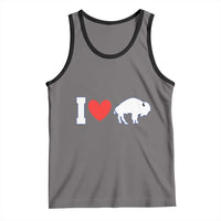Vintage Buffalo Tank Top American I Love Bison - Wonder Print Shop