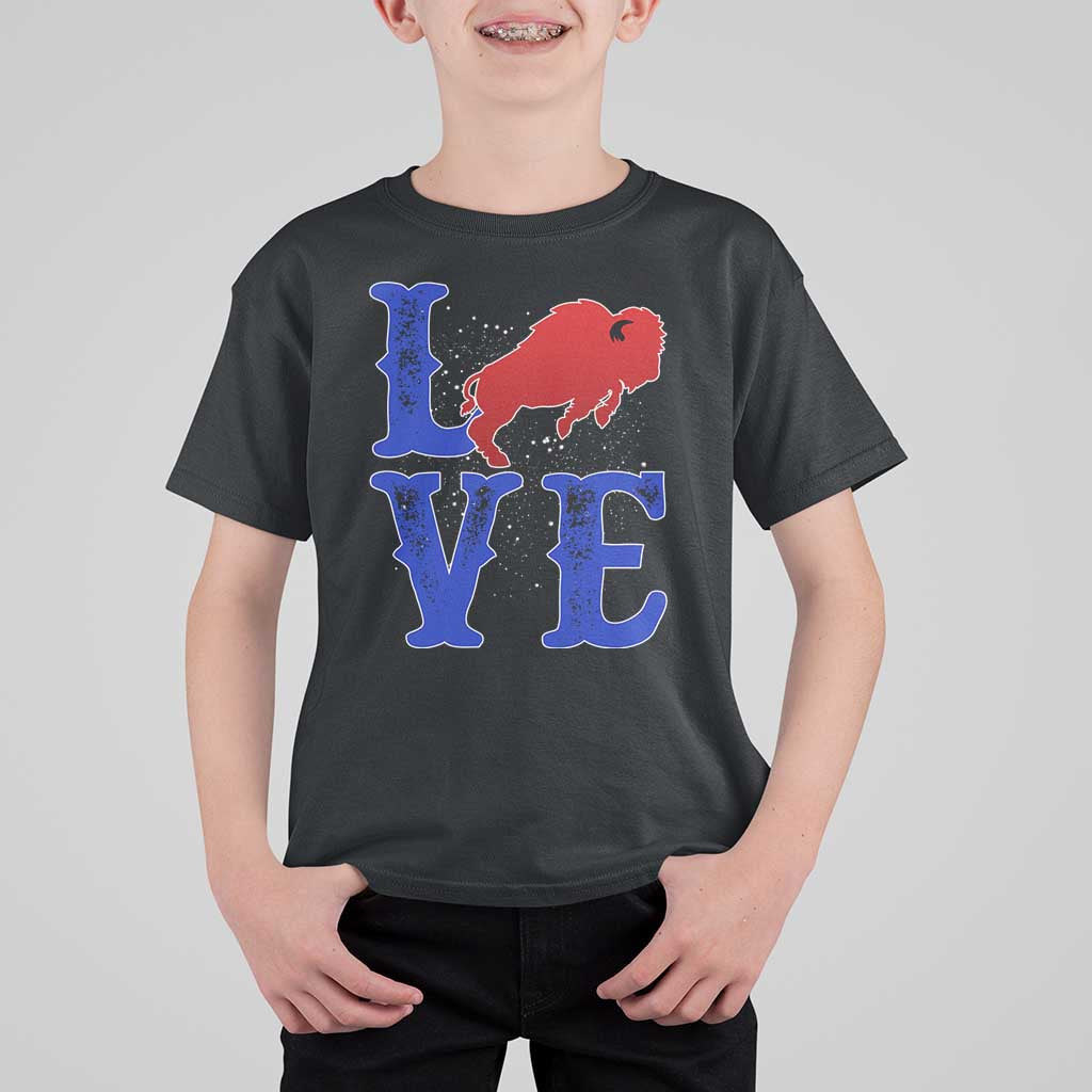 Let's Go Buffalo T Shirt For Kid WNY Pride Mafia Gift Wild American Bison Lovers - Wonder Print Shop