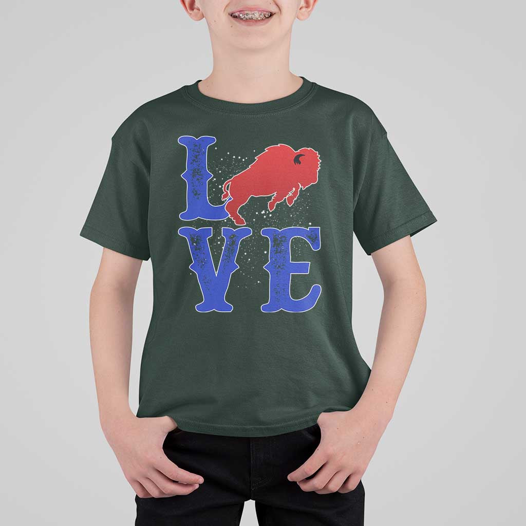 Let's Go Buffalo T Shirt For Kid WNY Pride Mafia Gift Wild American Bison Lovers - Wonder Print Shop
