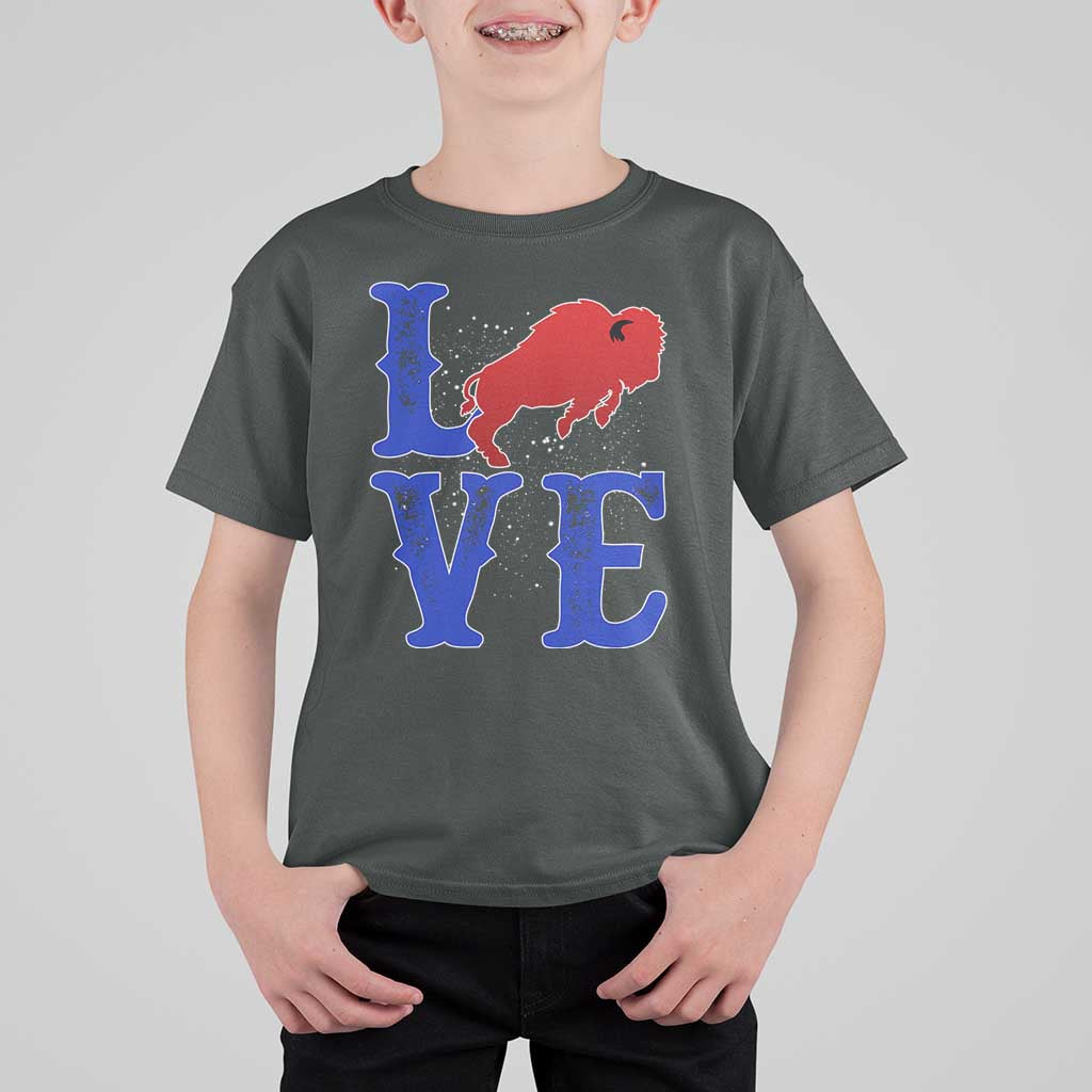 Let's Go Buffalo T Shirt For Kid WNY Pride Mafia Gift Wild American Bison Lovers - Wonder Print Shop
