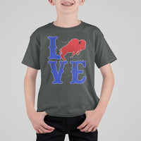 Let's Go Buffalo T Shirt For Kid WNY Pride Mafia Gift Wild American Bison Lovers - Wonder Print Shop