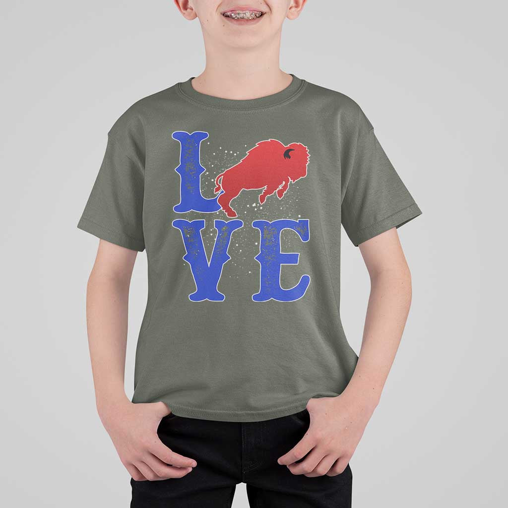 Let's Go Buffalo T Shirt For Kid WNY Pride Mafia Gift Wild American Bison Lovers - Wonder Print Shop