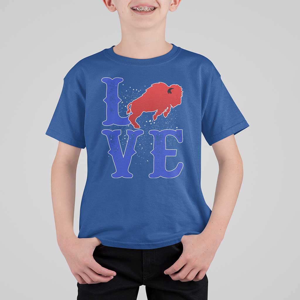 Let's Go Buffalo T Shirt For Kid WNY Pride Mafia Gift Wild American Bison Lovers - Wonder Print Shop