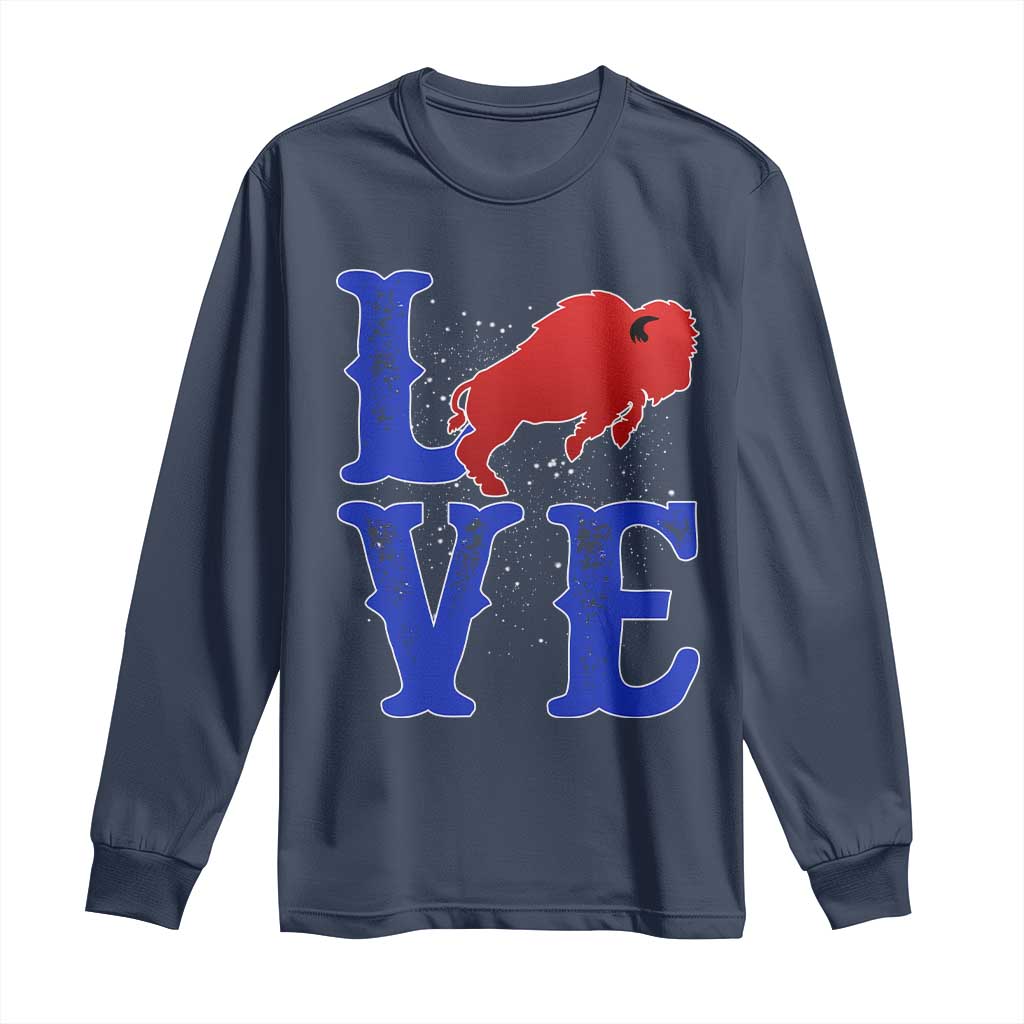 Let's Go Buffalo Long Sleeve Shirt WNY Pride Mafia Gift Wild American Bison Lovers