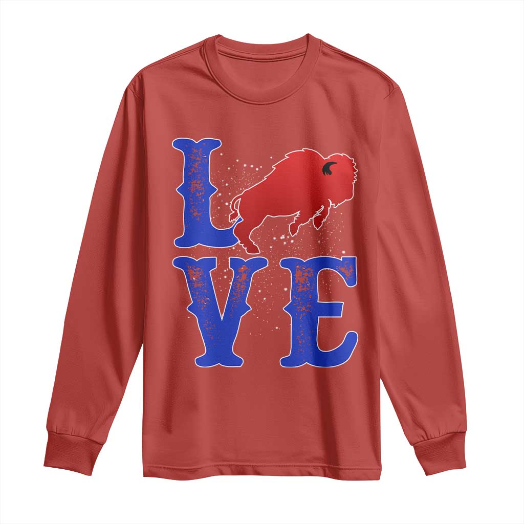 Let's Go Buffalo Long Sleeve Shirt WNY Pride Mafia Gift Wild American Bison Lovers