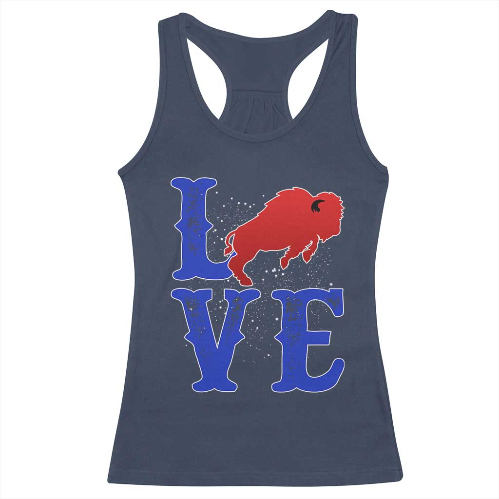 Let's Go Buffalo Racerback Tank Top WNY Pride Mafia Gift Wild American Bison Lovers