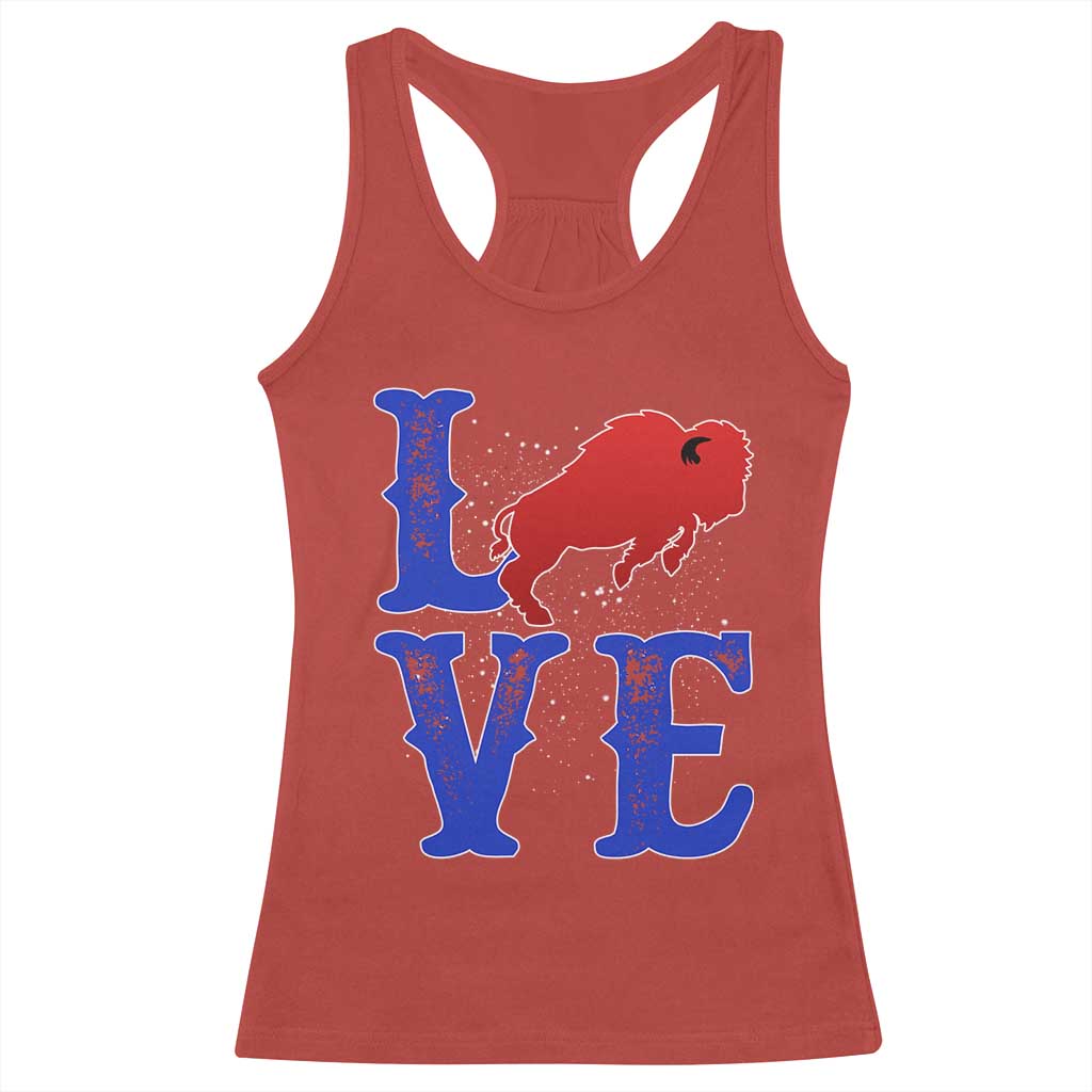 Let's Go Buffalo Racerback Tank Top WNY Pride Mafia Gift Wild American Bison Lovers