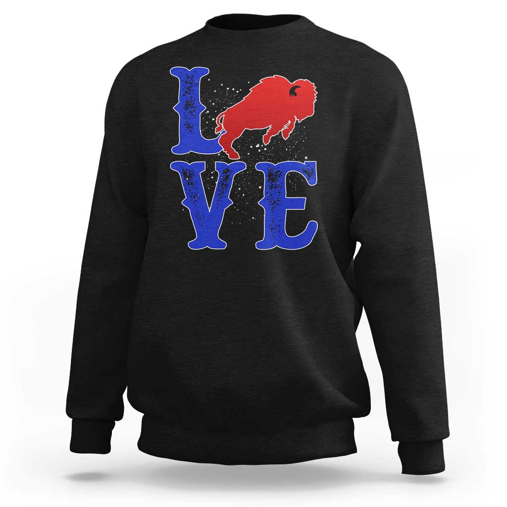Let's Go Buffalo Sweatshirt WNY Pride Mafia Gift Wild American Bison Lovers - Wonder Print Shop