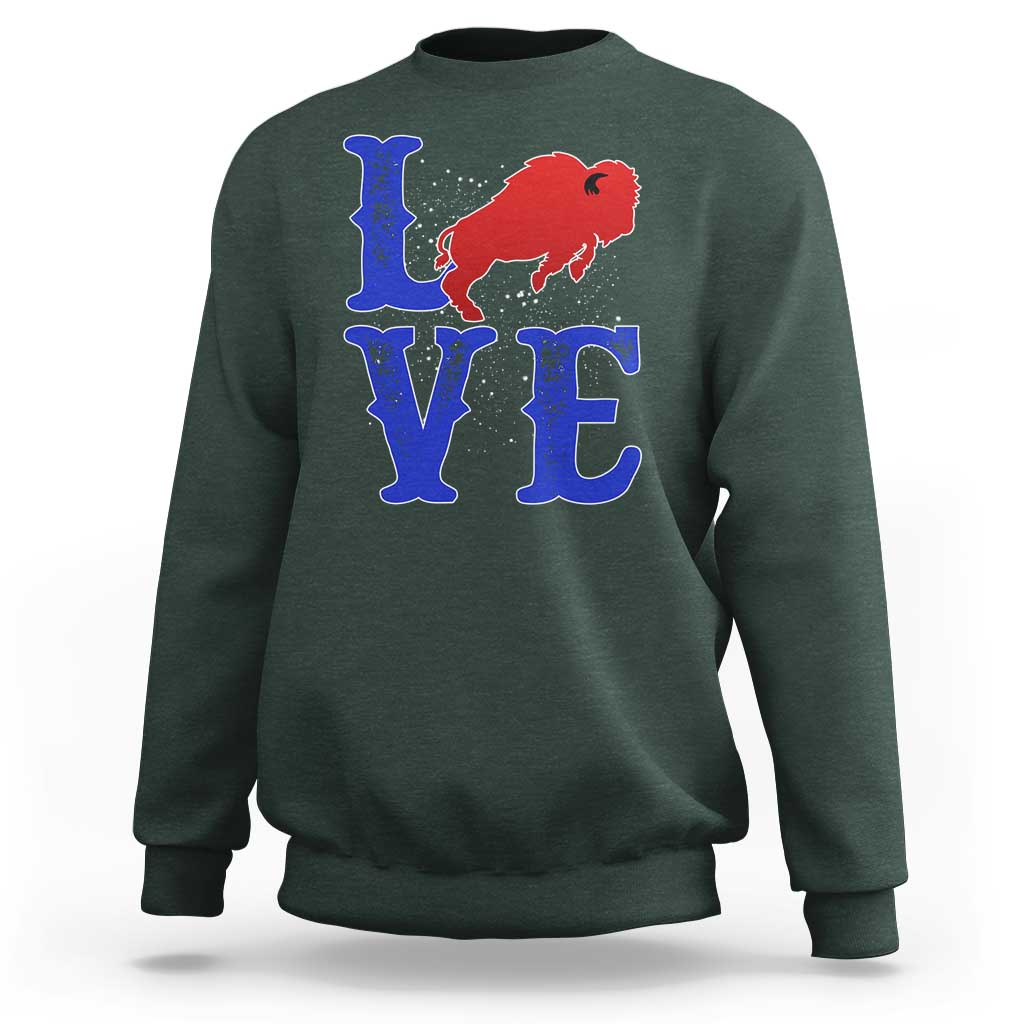 Let's Go Buffalo Sweatshirt WNY Pride Mafia Gift Wild American Bison Lovers - Wonder Print Shop