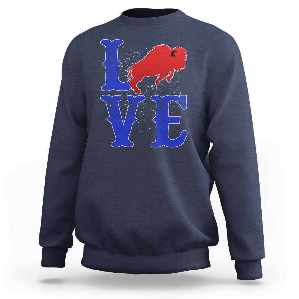 Let's Go Buffalo Sweatshirt WNY Pride Mafia Gift Wild American Bison Lovers - Wonder Print Shop