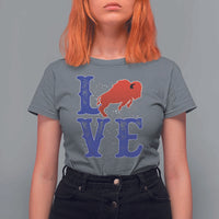 Let's Go Buffalo T Shirt For Women WNY Pride Mafia Gift Wild American Bison Lovers - Wonder Print Shop