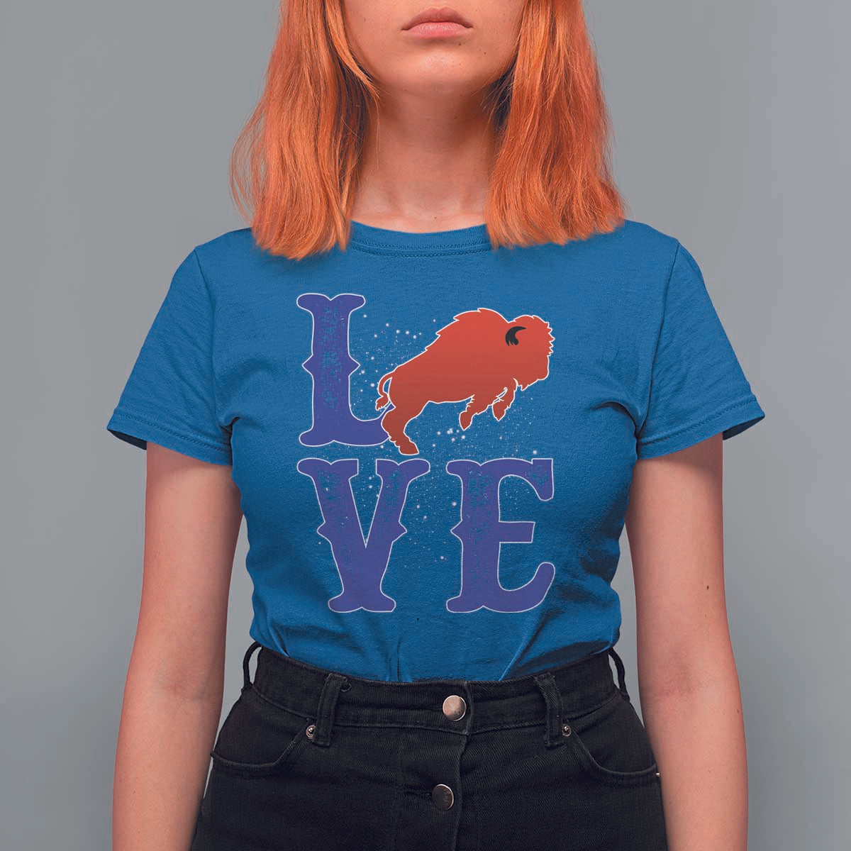 Let's Go Buffalo T Shirt For Women WNY Pride Mafia Gift Wild American Bison Lovers - Wonder Print Shop