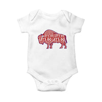 Let's Go Buffalo Baby Onesie WNY Pride Fan Apparel