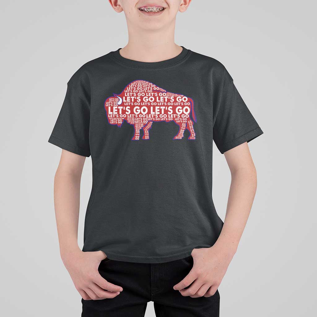 Let's Go Buffalo T Shirt For Kid WNY Pride Fan Apparel