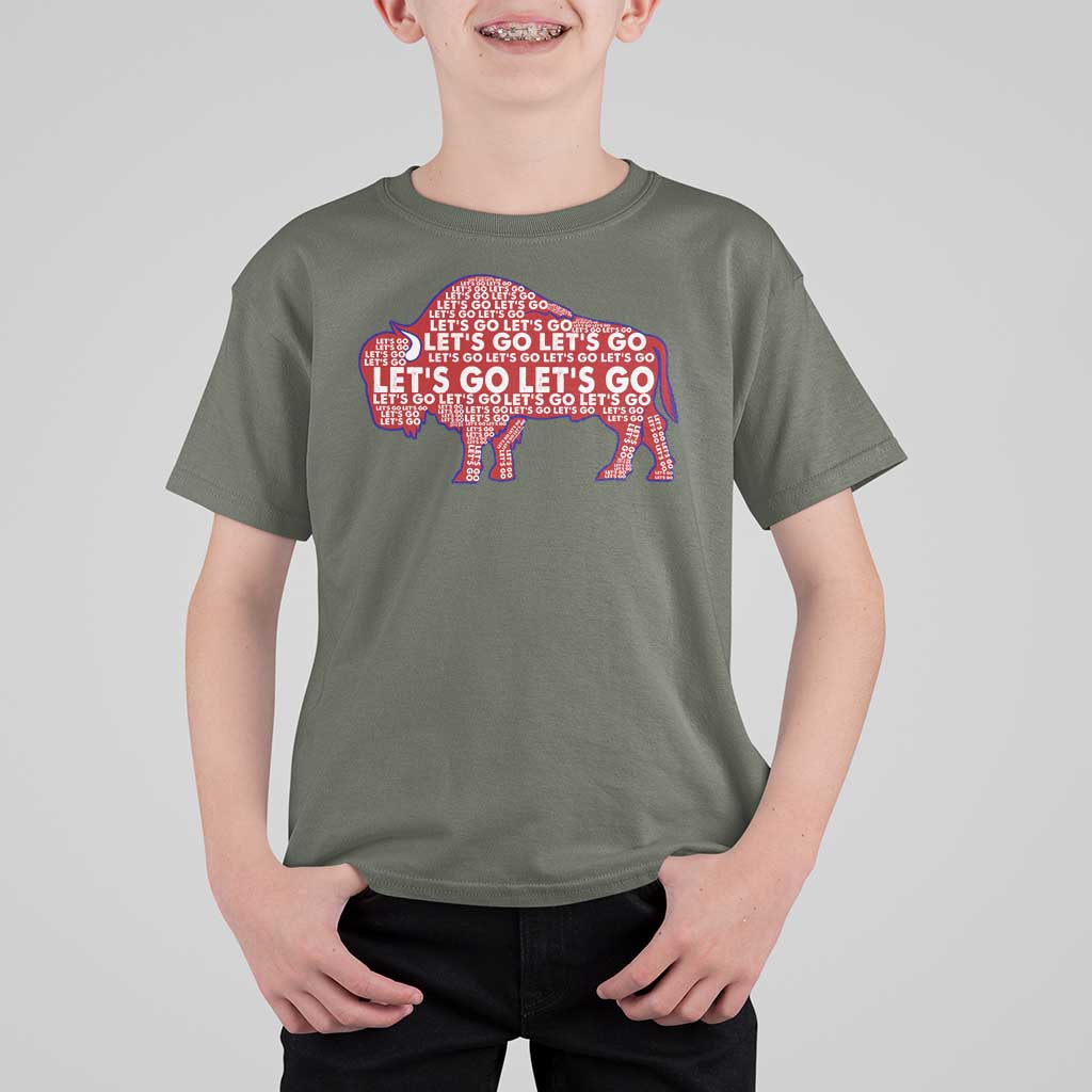 Let's Go Buffalo T Shirt For Kid WNY Pride Fan Apparel