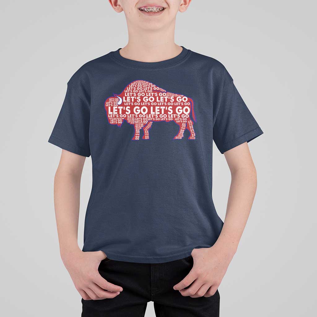 Let's Go Buffalo T Shirt For Kid WNY Pride Fan Apparel