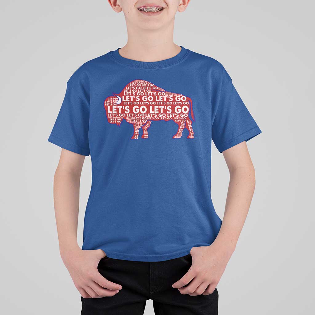 Let's Go Buffalo T Shirt For Kid WNY Pride Fan Apparel