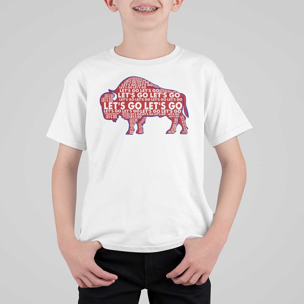 Let's Go Buffalo T Shirt For Kid WNY Pride Fan Apparel