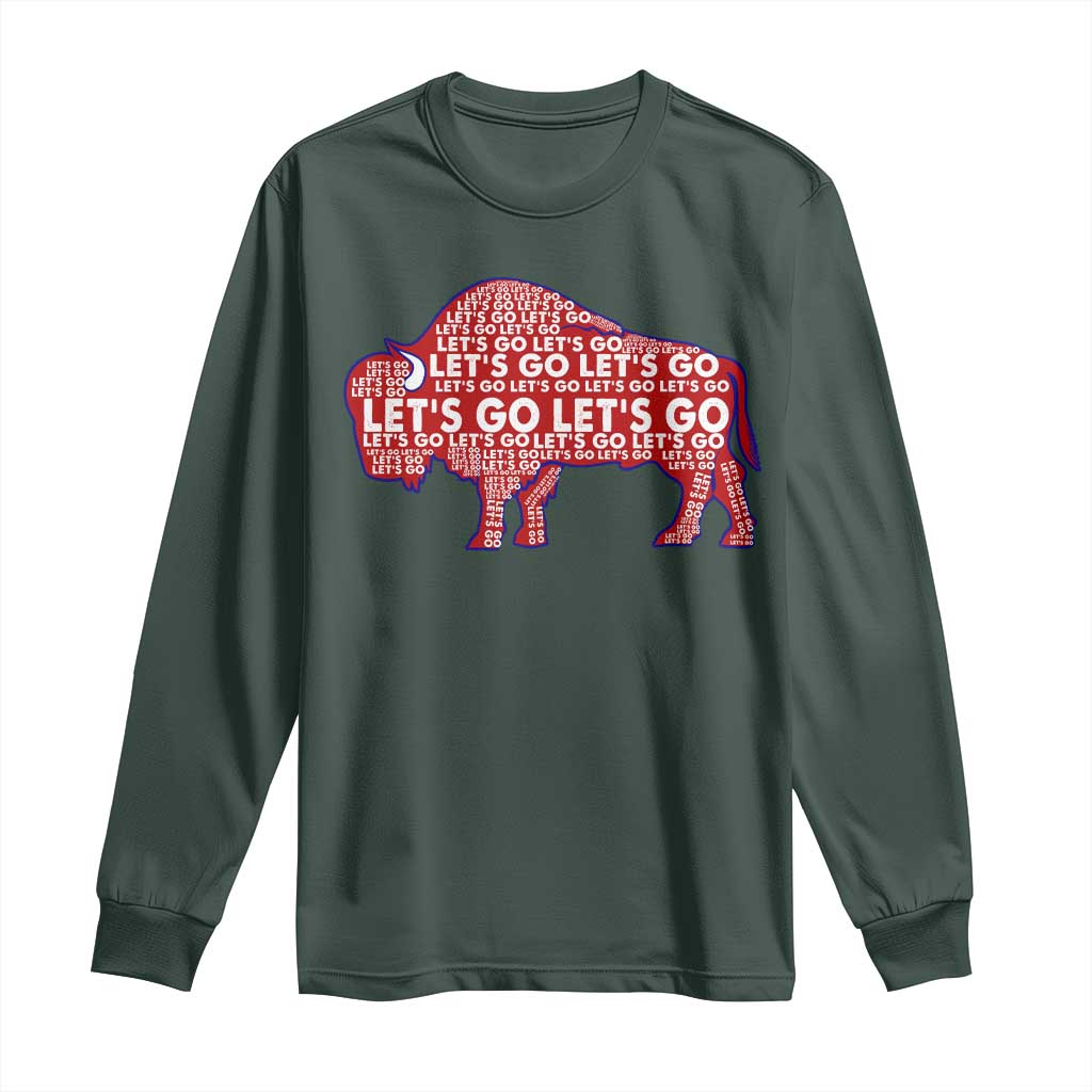 Let's Go Buffalo Long Sleeve Shirt WNY Pride Fan Apparel