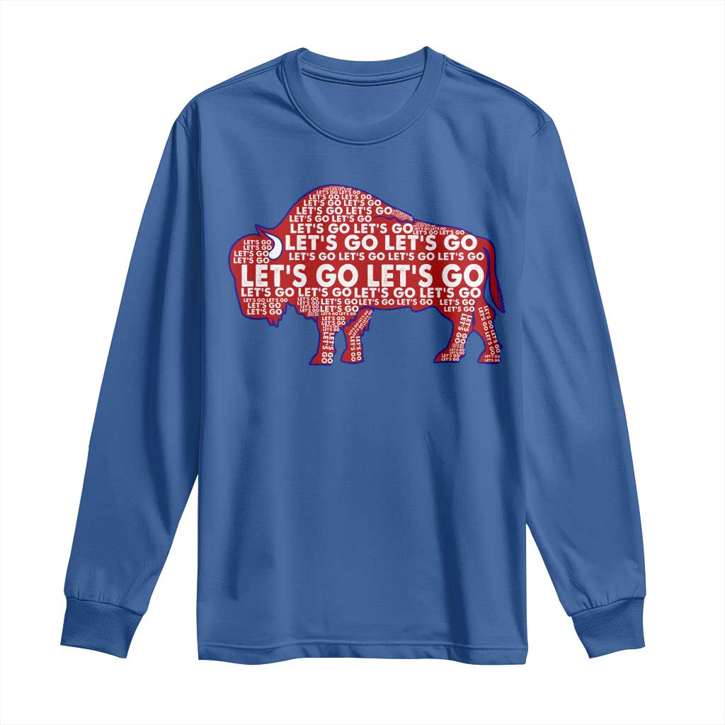 Let's Go Buffalo Long Sleeve Shirt WNY Pride Fan Apparel