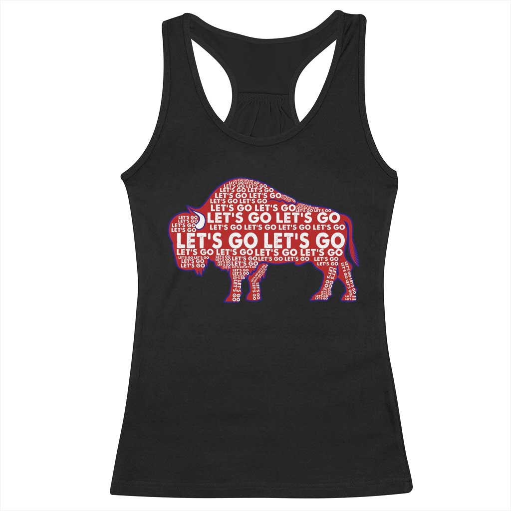 Let's Go Buffalo Racerback Tank Top WNY Pride Fan Apparel
