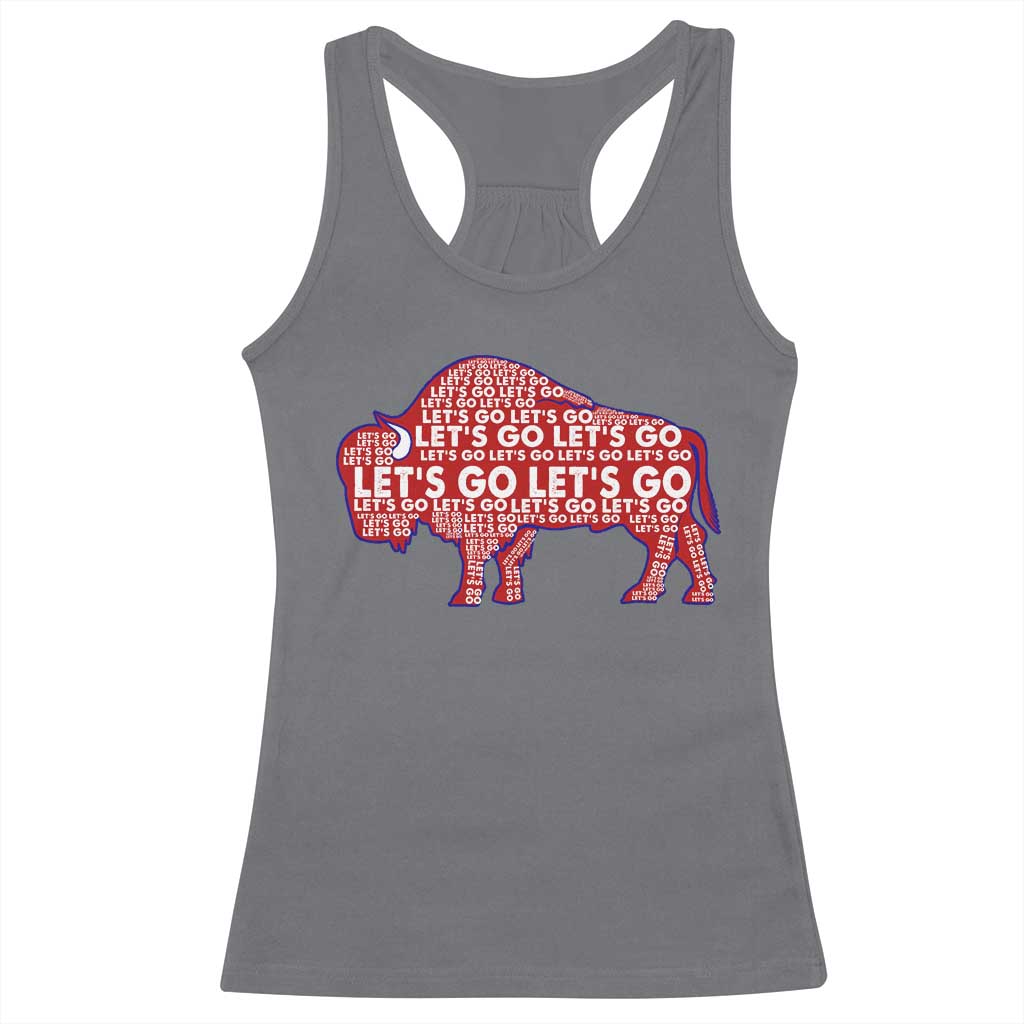 Let's Go Buffalo Racerback Tank Top WNY Pride Fan Apparel