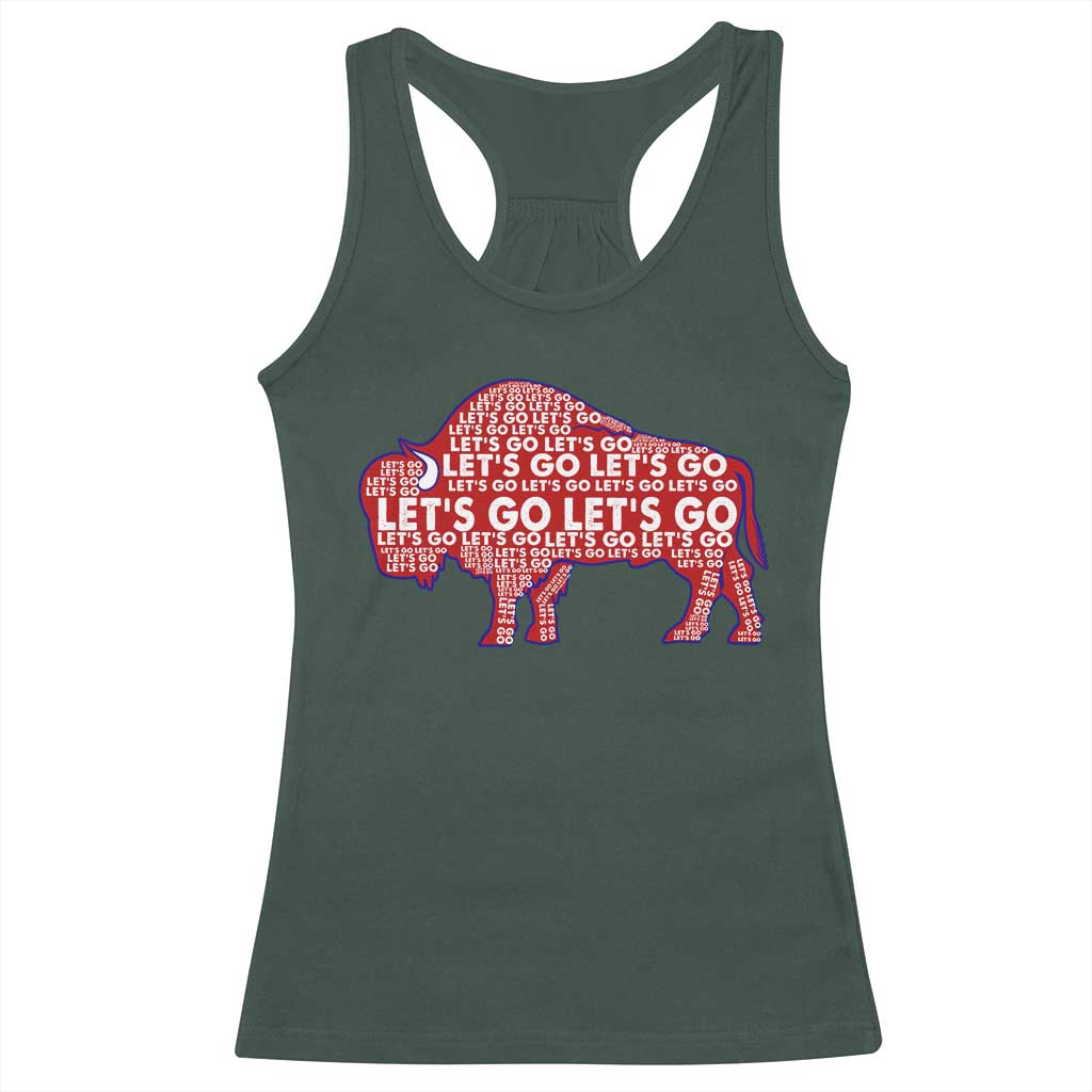 Let's Go Buffalo Racerback Tank Top WNY Pride Fan Apparel