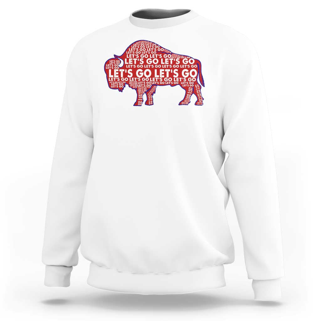 Let's Go Buffalo Sweatshirt WNY Pride Fan Apparel - Wonder Print Shop