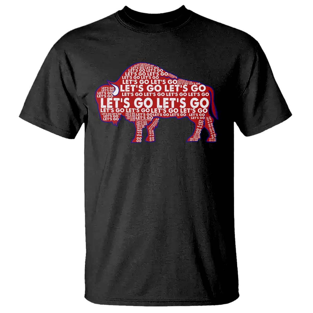 Let's Go Buffalo T Shirt WNY Pride Fan Apparel - Wonder Print Shop