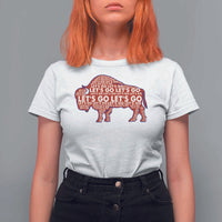 Let's Go Buffalo T Shirt For Women WNY Pride Fan Apparel - Wonder Print Shop