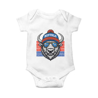 Buffalo Football Baby Onesie Vintage 90s Bill Fan Game Day - Wonder Print Shop