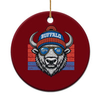Buffalo Football Ceramic Ornament Vintage 90s Bill Fan Game Day - Wonder Print Shop