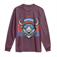 Buffalo Football Long Sleeve Shirt Vintage 90s Bill Fan Game Day - Wonder Print Shop